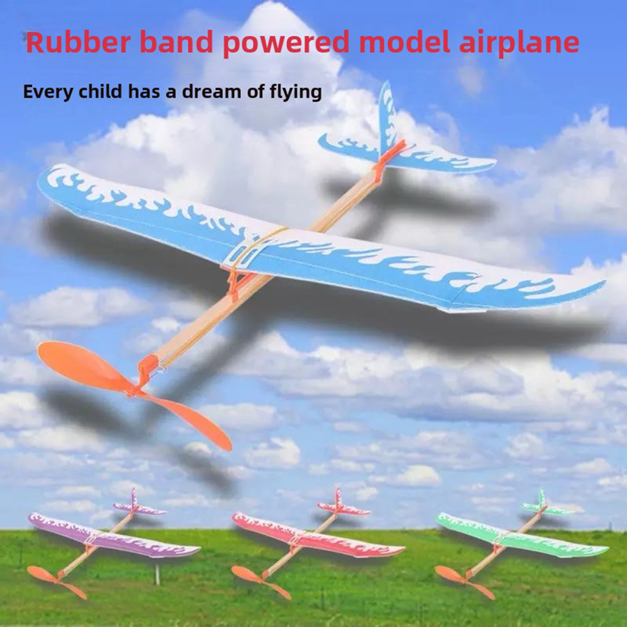 Kids Outdoor Park - DIY Rubber Band Airplanes Powered Glider