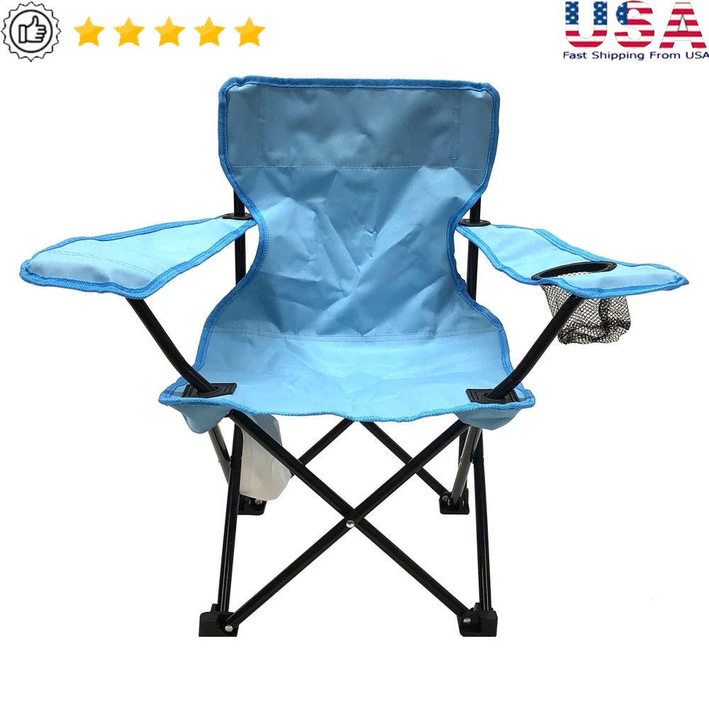 Kids Outdoor Folding Chair - Kids Folding Camp Chair with Carry