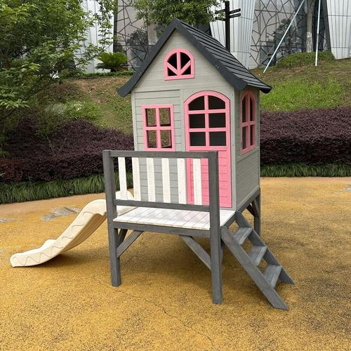 Kids Outdoor Wooden Playhouse - Factory Kids Outdoor Cubby Playhouse Australia