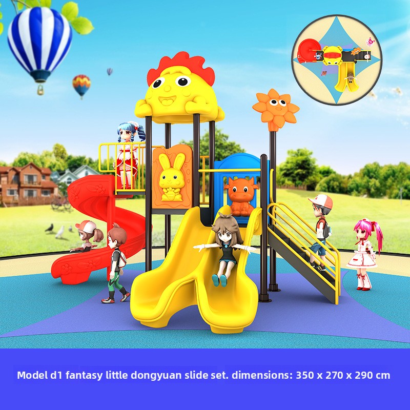 Kids Outdoor Swing And Slide - Factory Huge Mini Custom Jungle Gym