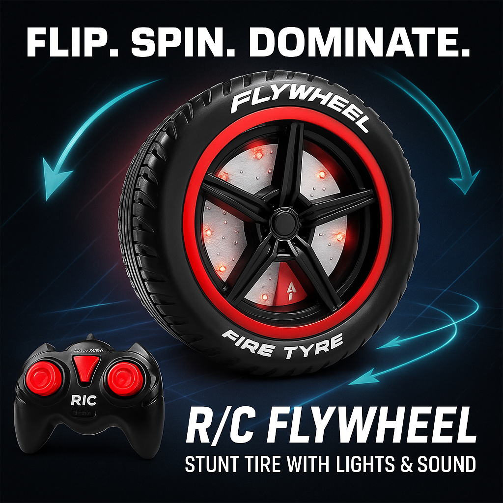 Kids Unique Outdoor Toys - 2.4G Remote Control Car Wheel Toy