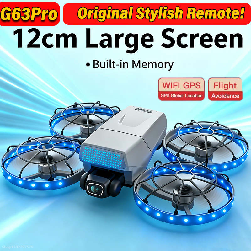 Kids Unique Outdoor Toys - Professional Drone G63 8K HD Dual