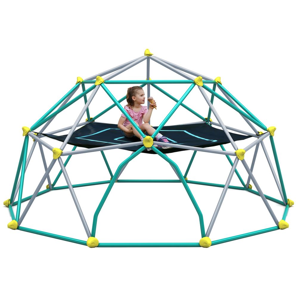 Kids Outdoor Jungle Gym Dome - 12FT Dome Climber, Outdoor Playground Climbing