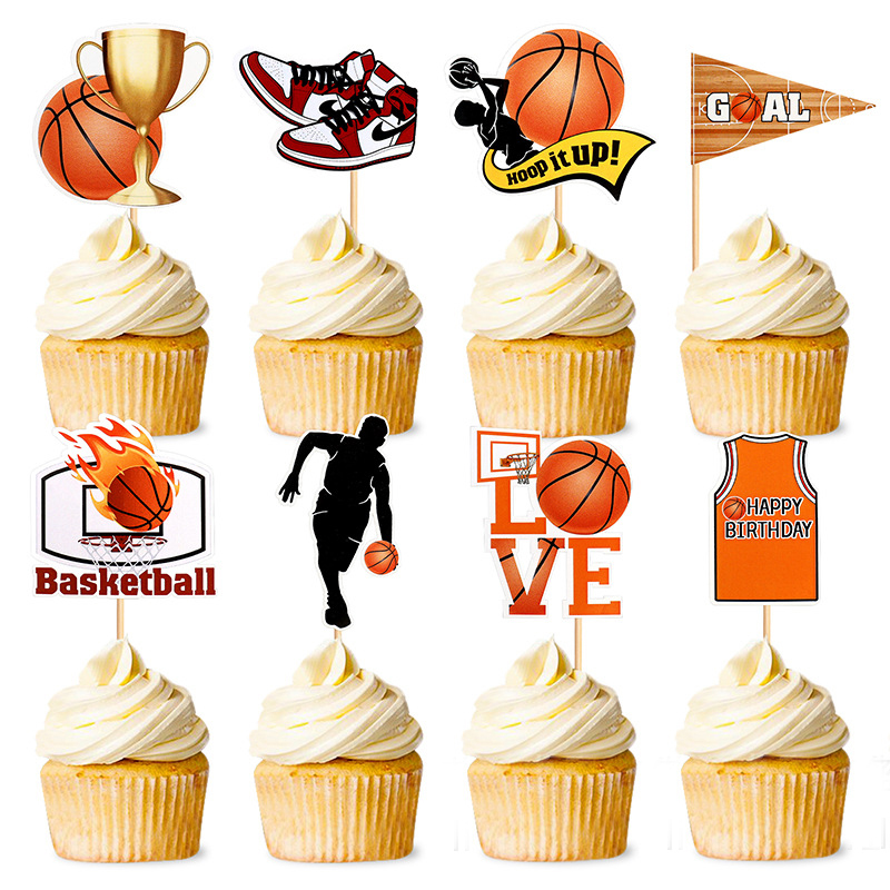 Kids Outdoor Merry Go Round - Basketball Cake Topper Football Soccer Happy