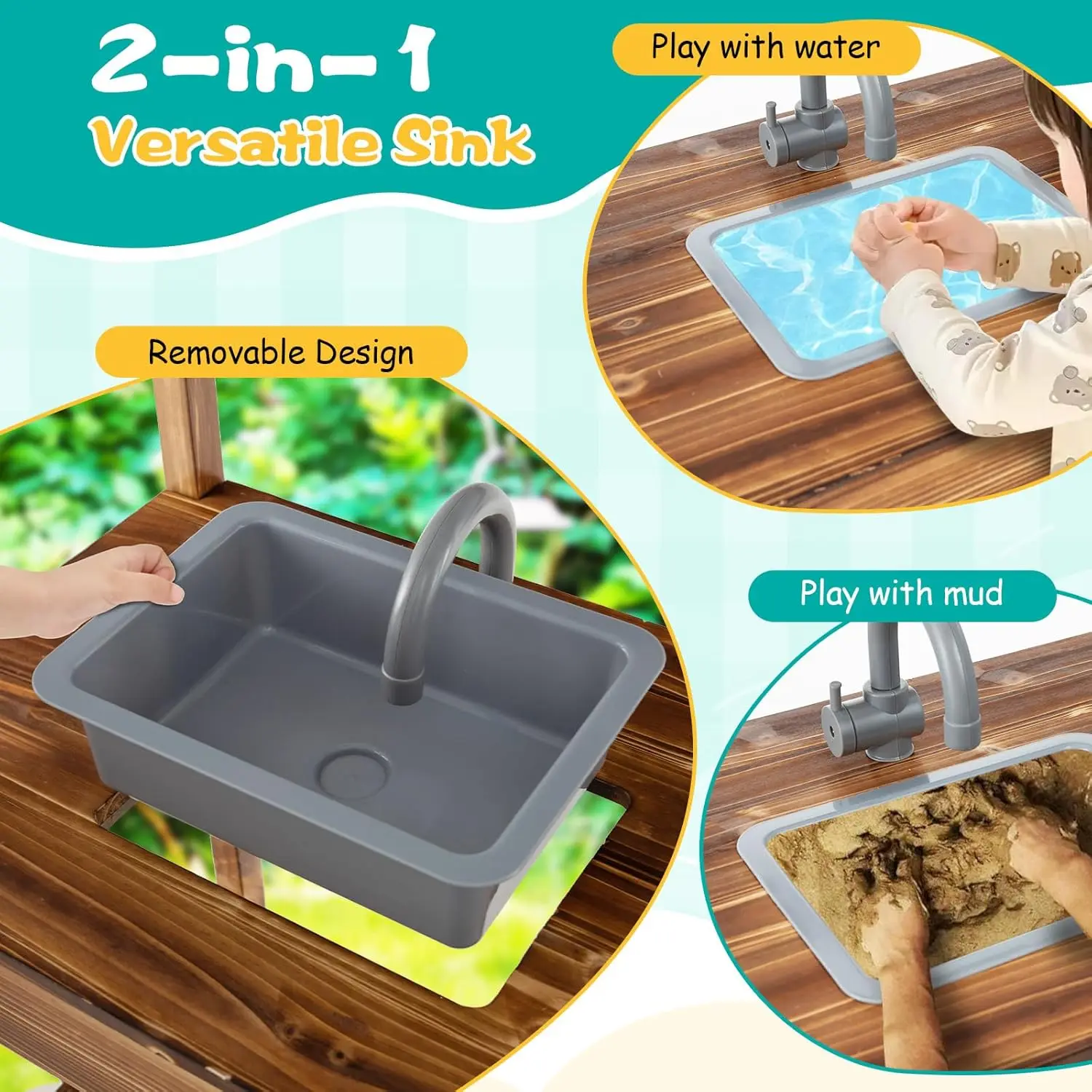 Outdoor Play Kitchen with Cano – обзор и цена Kids Outdoor Chalkboard