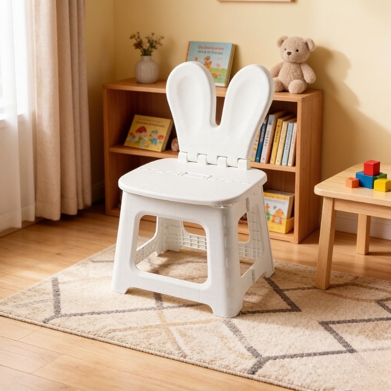 2PCS Thickened Rabbit Cartoon  – обзор и цена Kids Outdoor Folding Chair