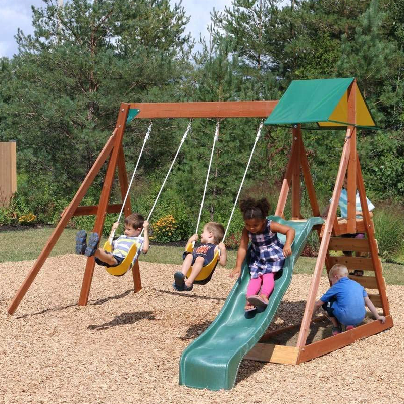 Kids And Children Outdoor Wood – обзор и цена Kids Outdoor Swing And Slide