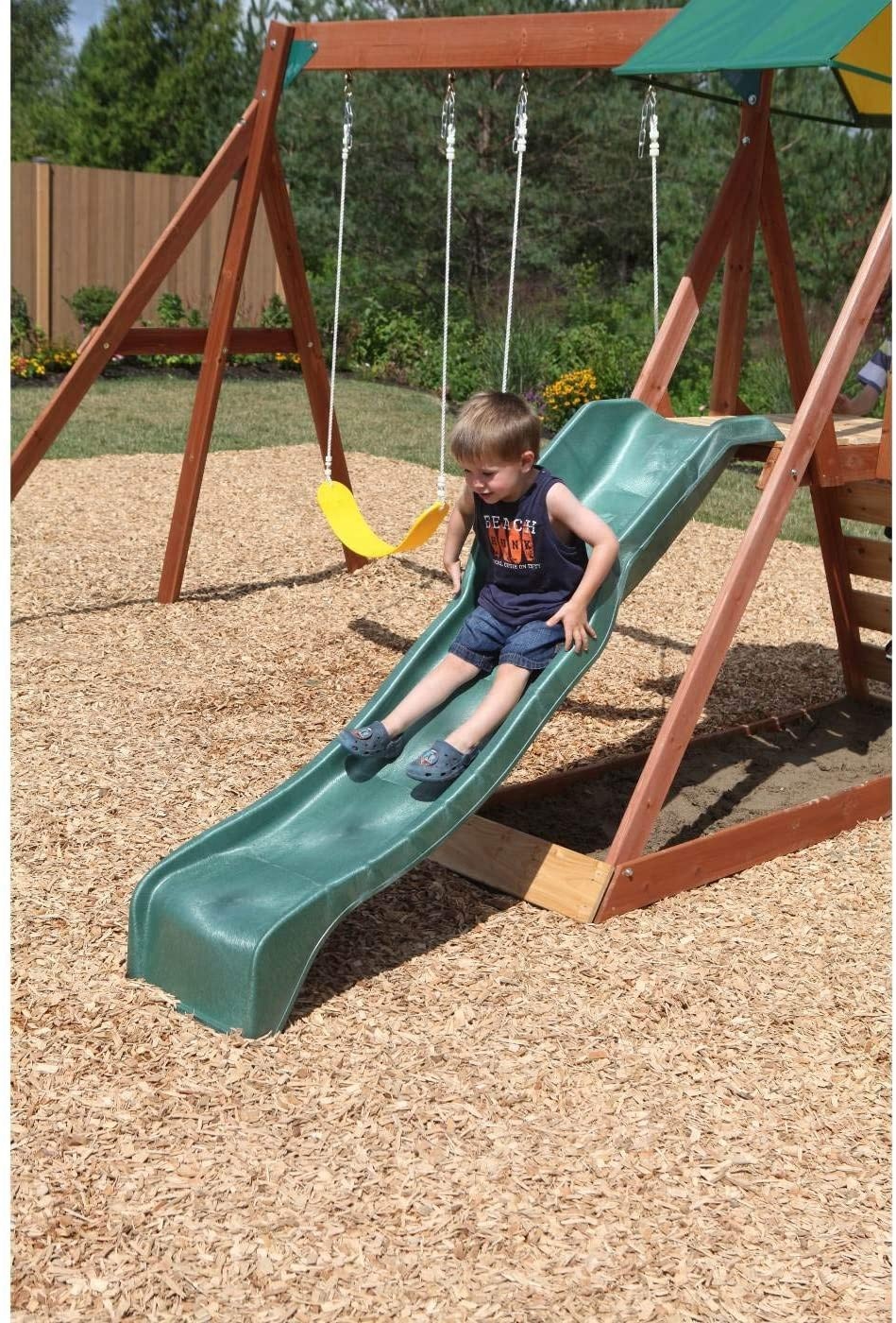Kids And Children Outdoor Wood – обзор и цена Kids Outdoor Swing And Slide