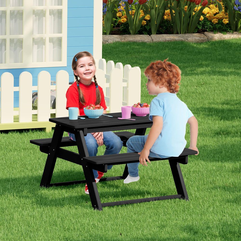 Kids Picnic Table, HDPE All We – обзор и цена Kids Outdoor Chair And Table