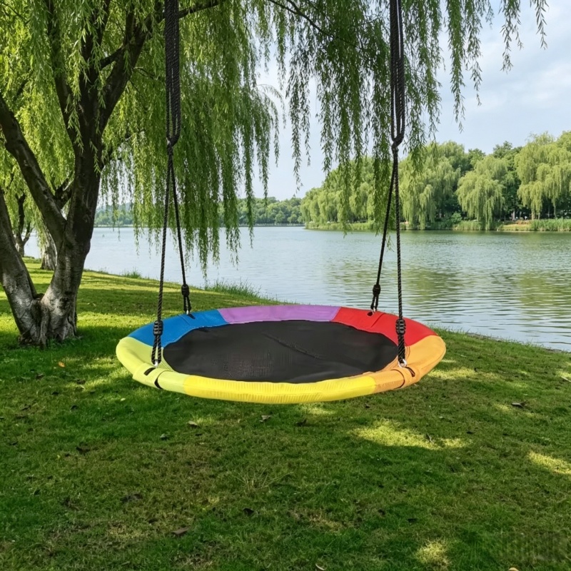 Circular Oxford Net Canvas Kid – обзор и цена Kids Outdoor Swing
