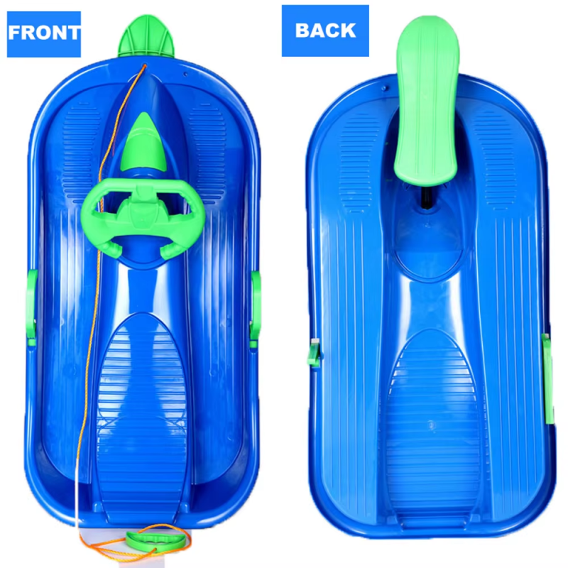 Kids Snow Sled With Steering W – обзор и цена Kids Unique Outdoor Toys