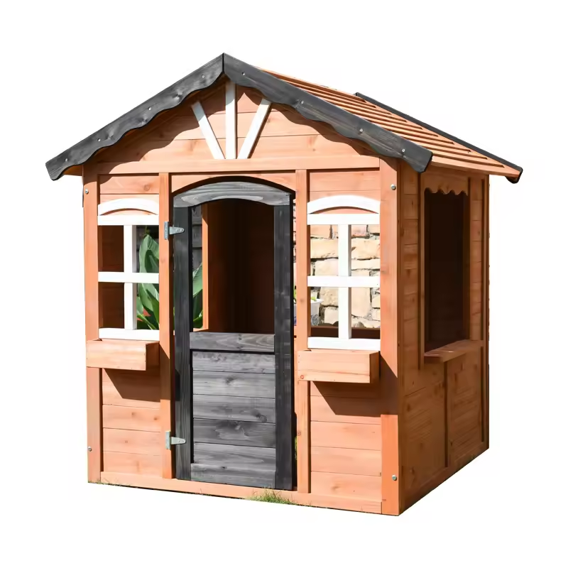 Hot Selling Play House Outdoor – обзор и цена Kids Outdoor Wooden Playhouse