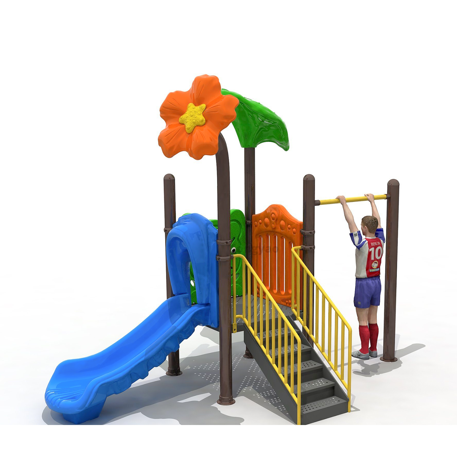 Kids Small Slide With Monkey b – обзор и цена Kids Outdoor Park