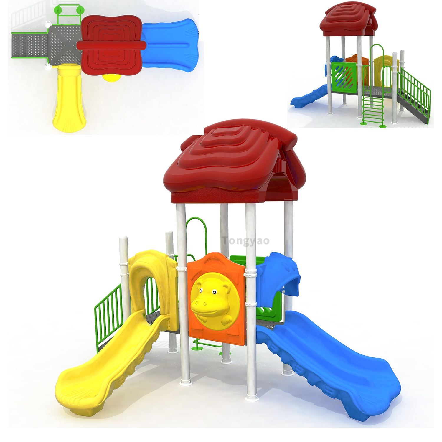 Kids Small Slide With Monkey b – обзор и цена Kids Outdoor Park