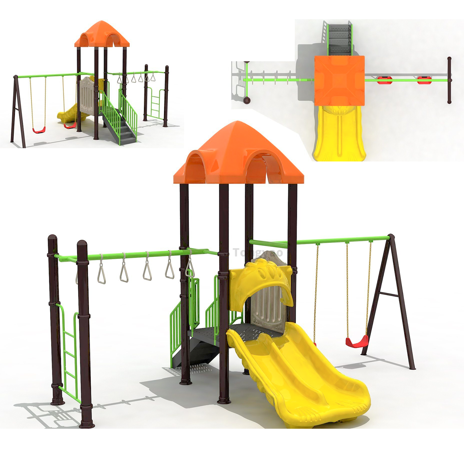 Kids Small Slide With Monkey b – обзор и цена Kids Outdoor Park