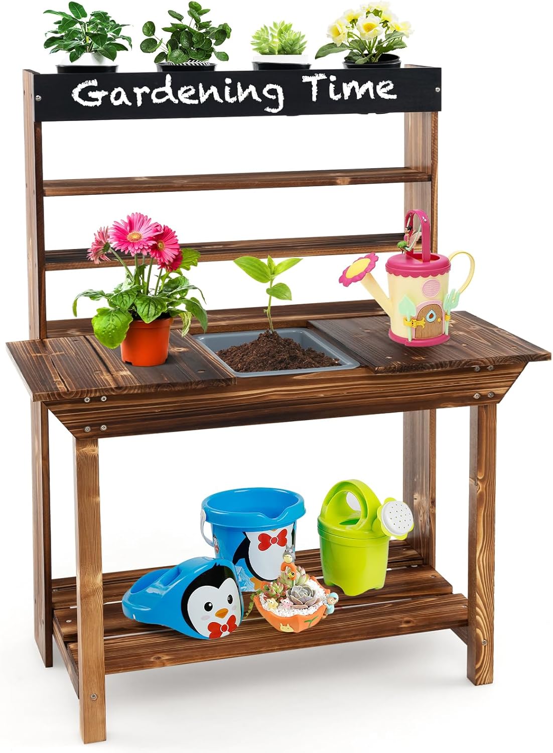 Mud Kitchen, Fir Wood Kids Pot – обзор и цена Kids Outdoor Chalkboard