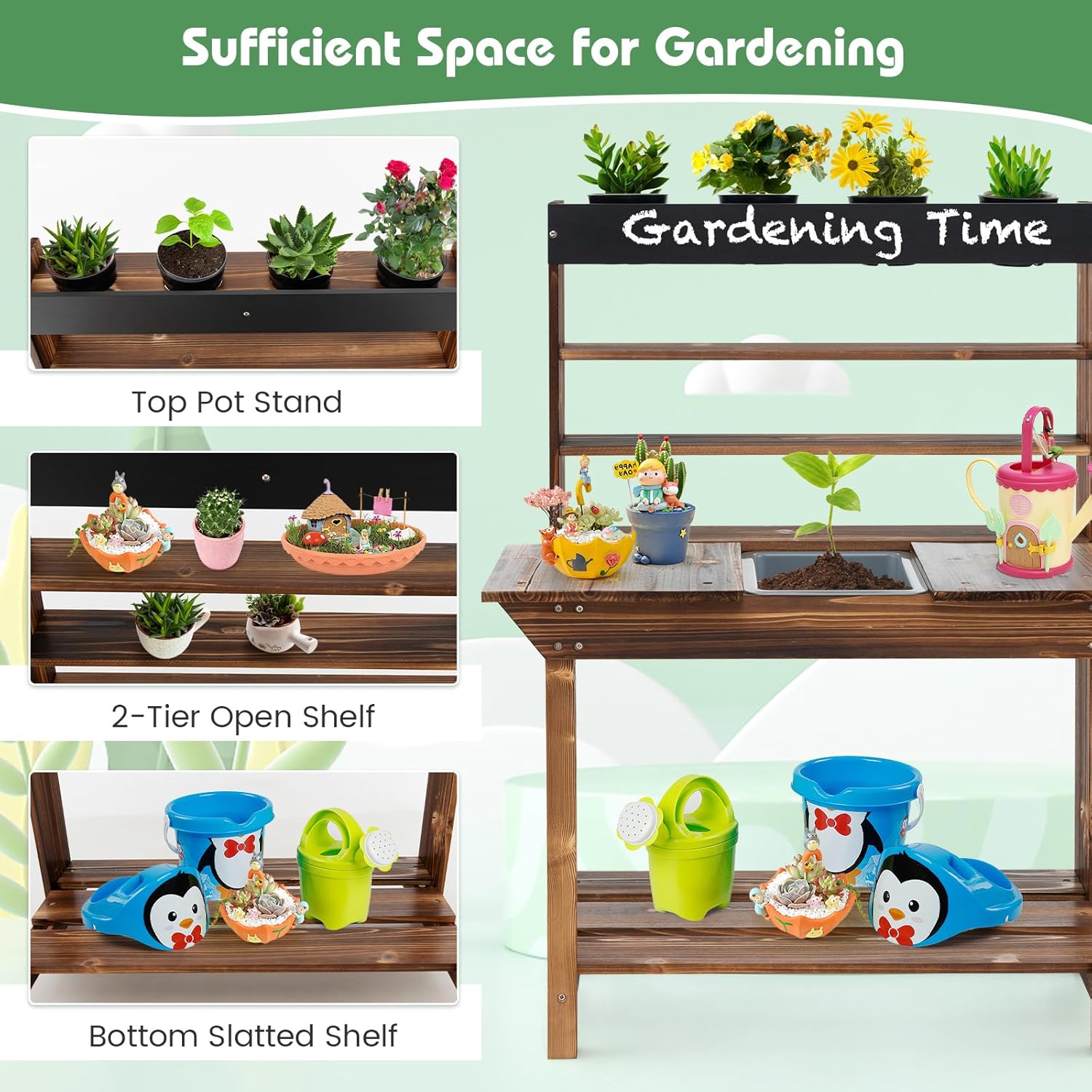 Mud Kitchen, Fir Wood Kids Pot – обзор и цена Kids Outdoor Chalkboard