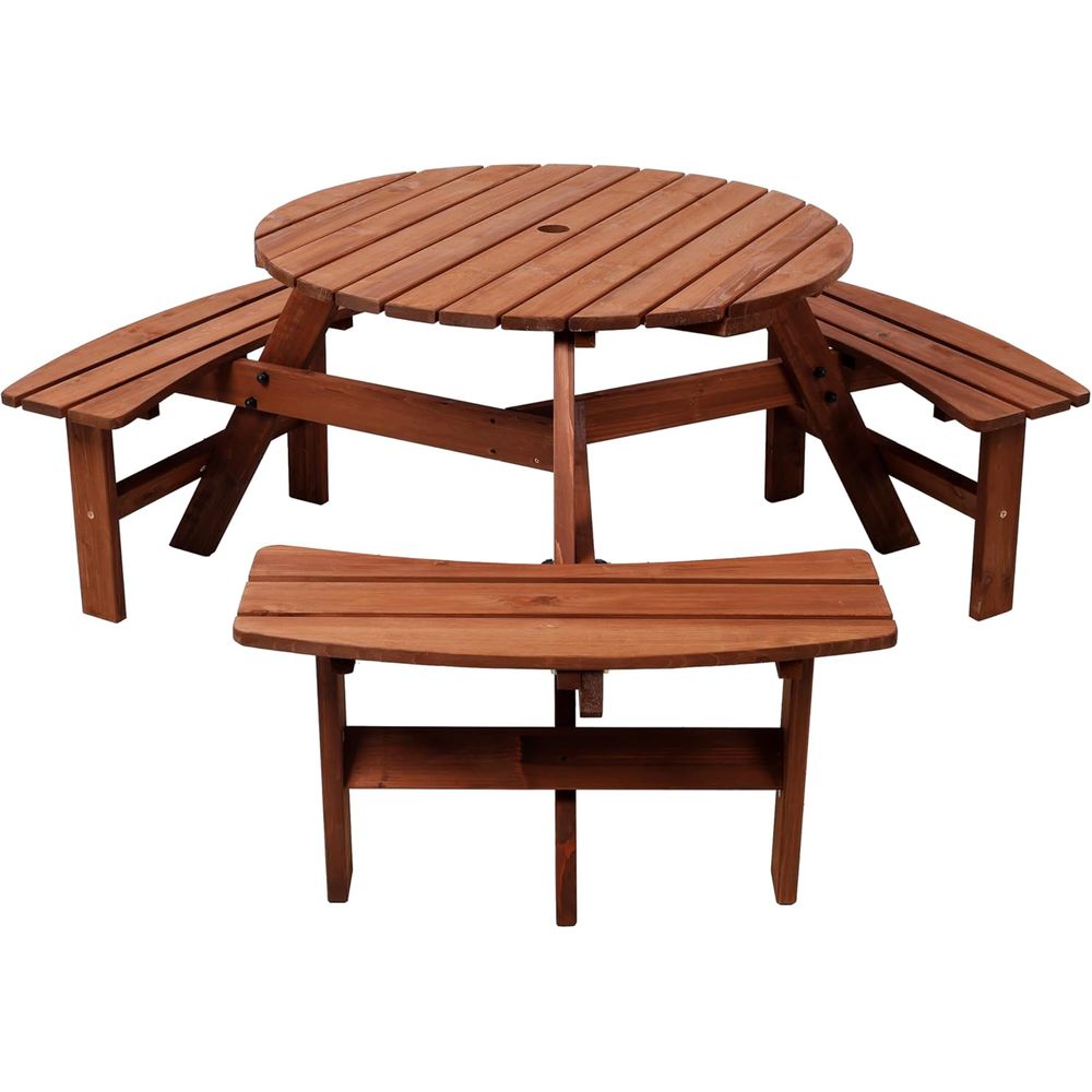 Kids Picnic Table with 3 Bench – обзор и цена Kids Outdoor Dining Set