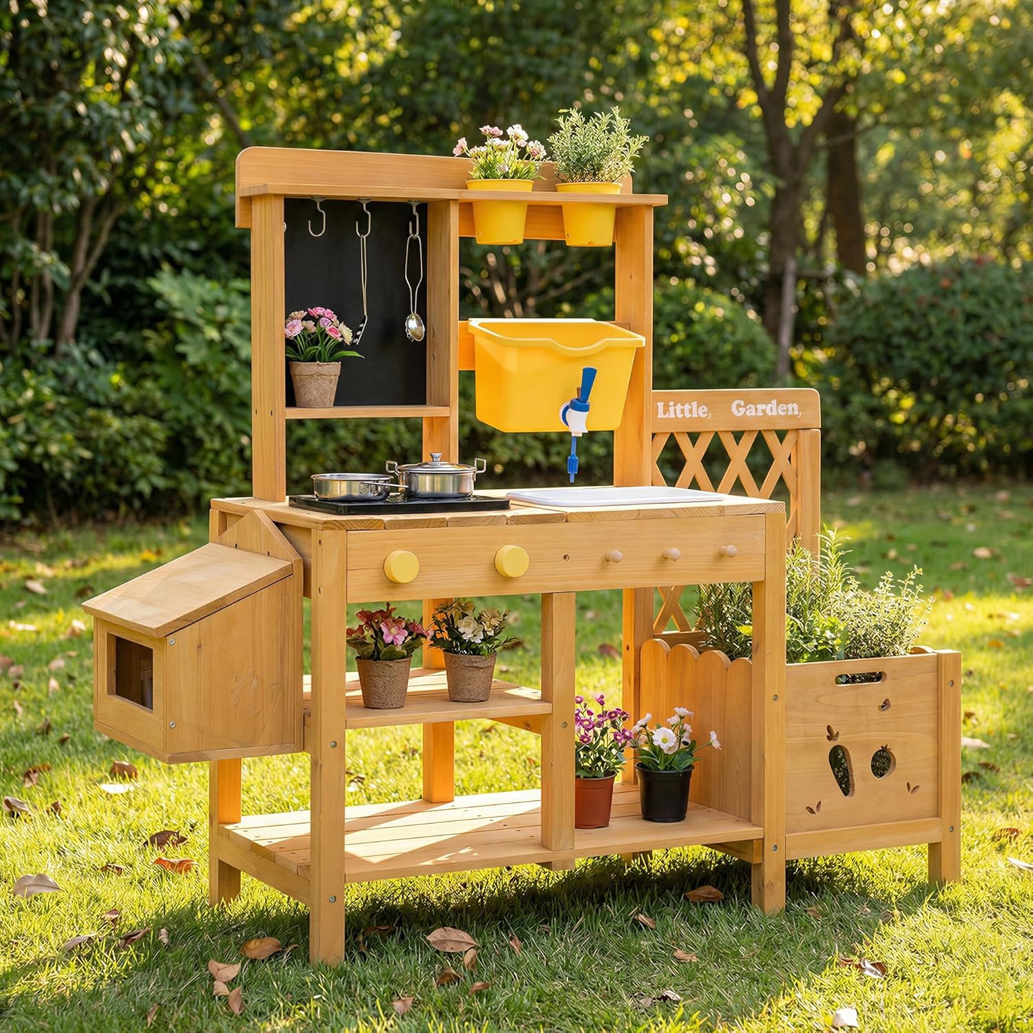 Wooden Mud Kitchen for Kids, O – обзор и цена Kids Outdoor Sink