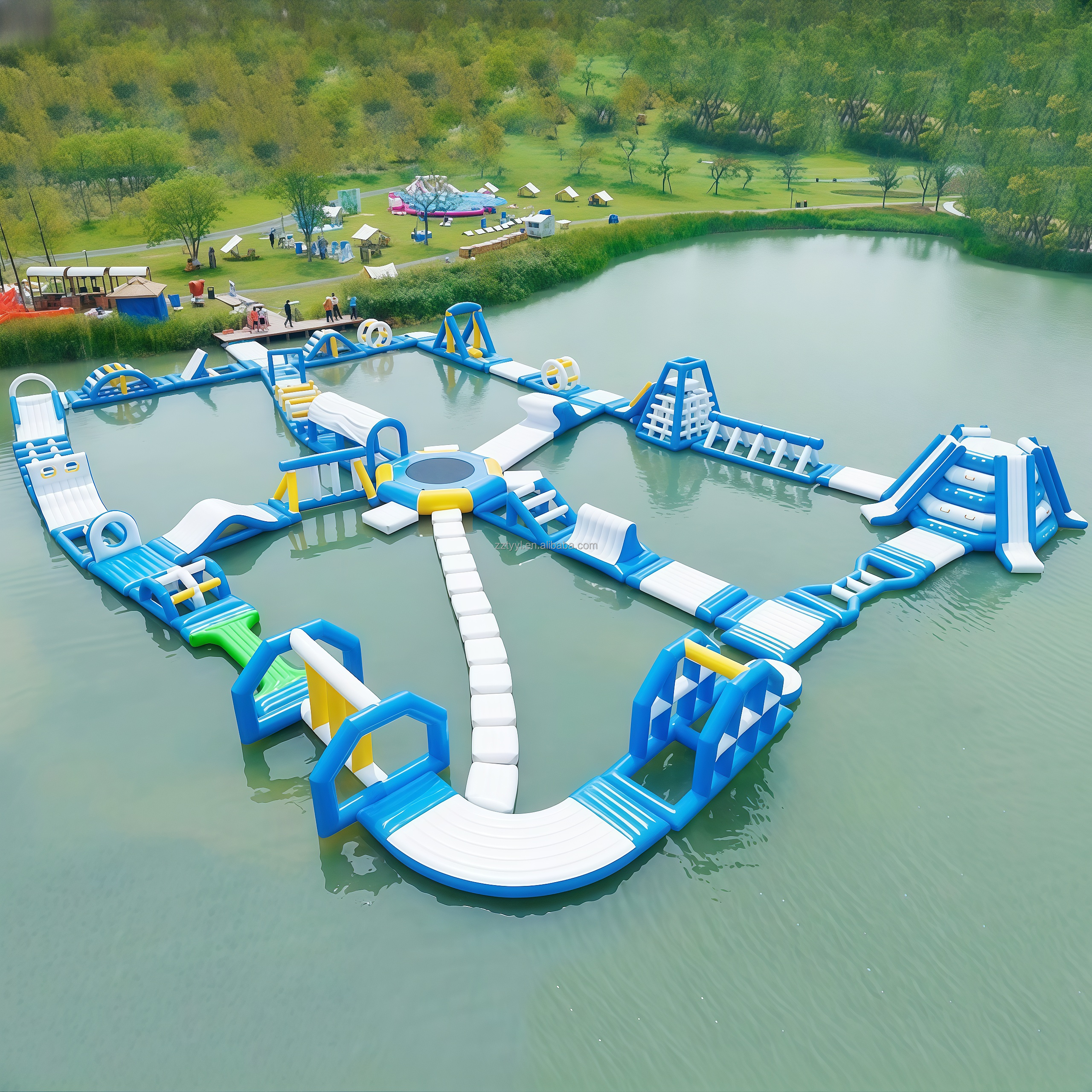Customized Large Inflatable Wa – обзор и цена Kids Outdoor Obstacle Course Equipment