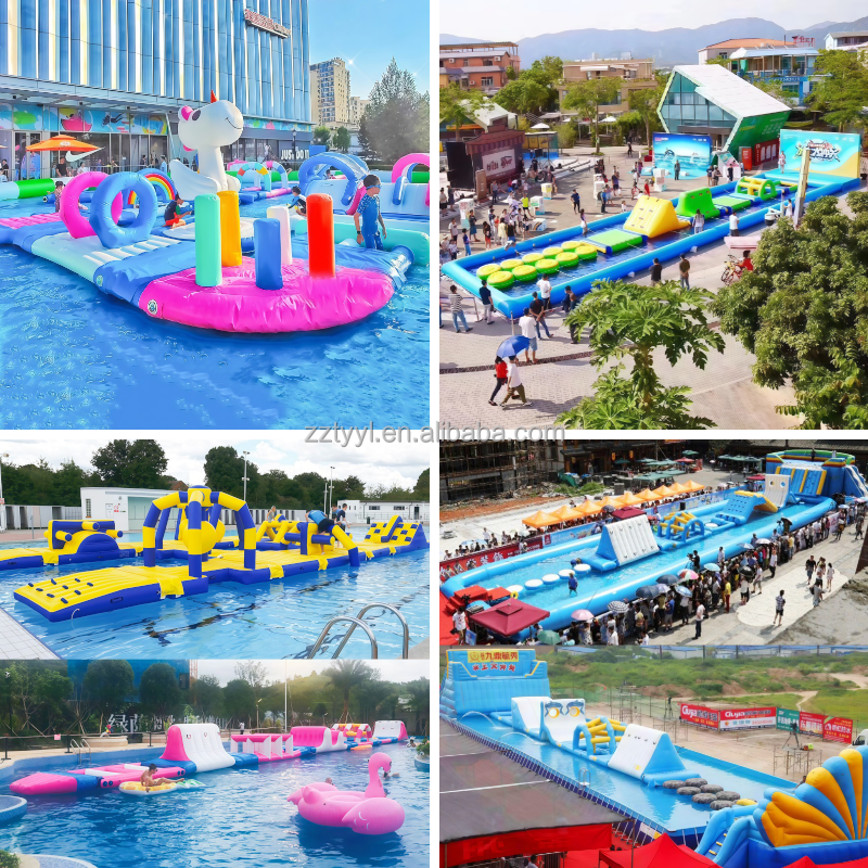 Customized Large Inflatable Wa – обзор и цена Kids Outdoor Obstacle Course Equipment