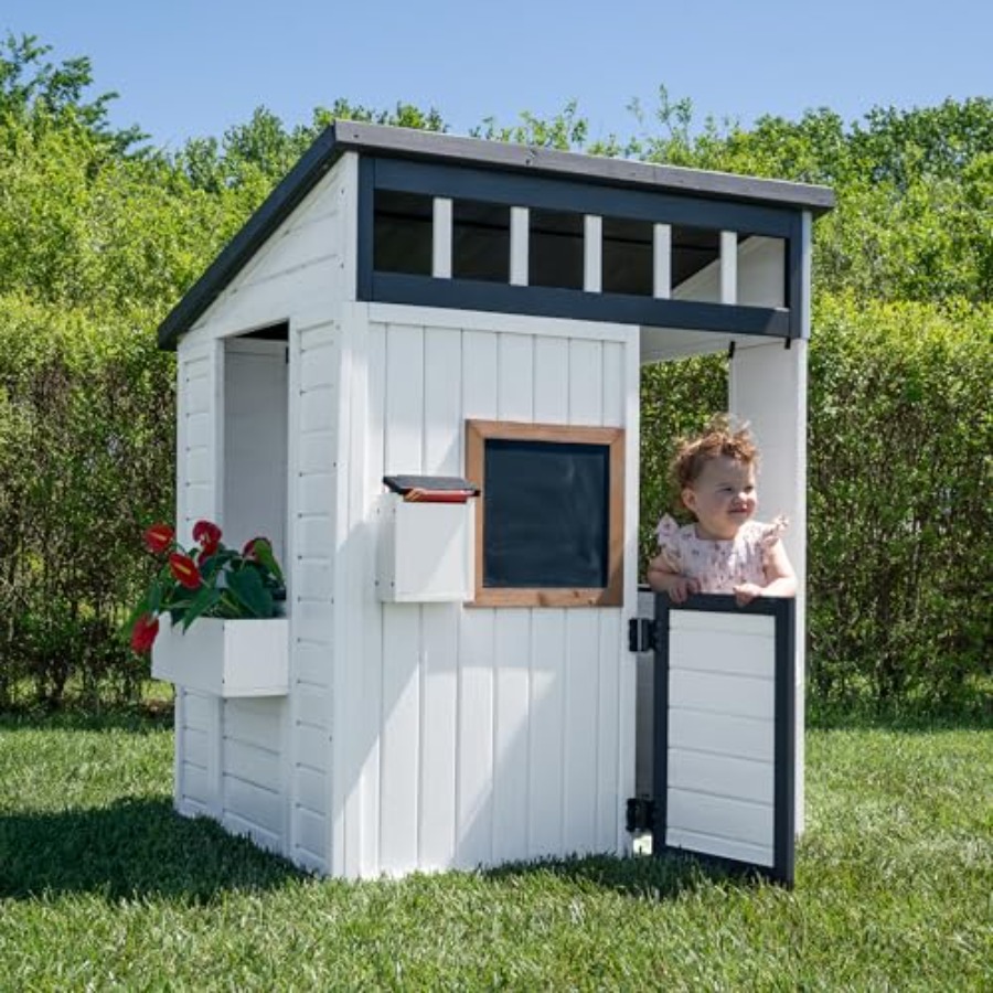 Outdoor kids playhouse for ima – обзор и цена Kids Outdoor Chalkboard