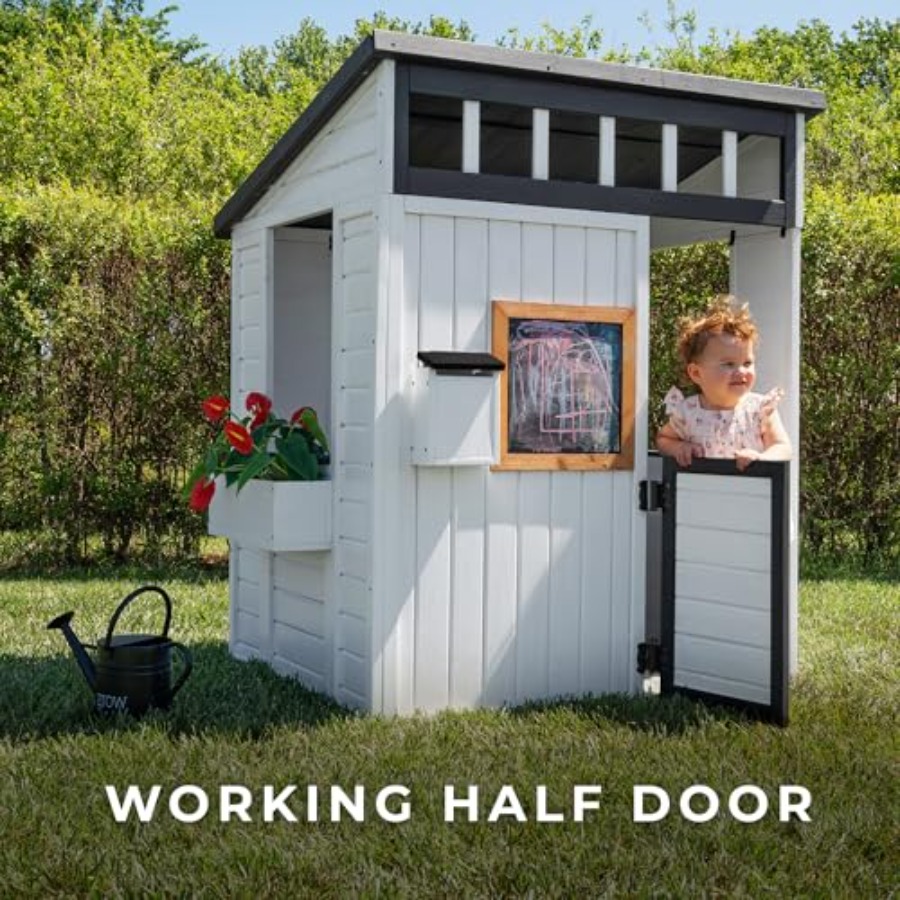 Outdoor kids playhouse for ima – обзор и цена Kids Outdoor Chalkboard
