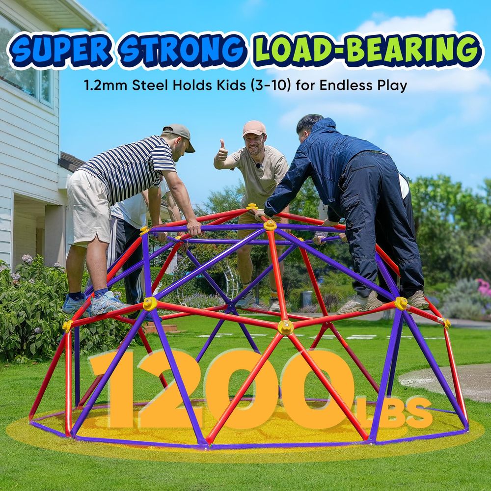 Climbing Dome with Hammock, Su – обзор и цена Kids Outdoor Jungle Gym Dome