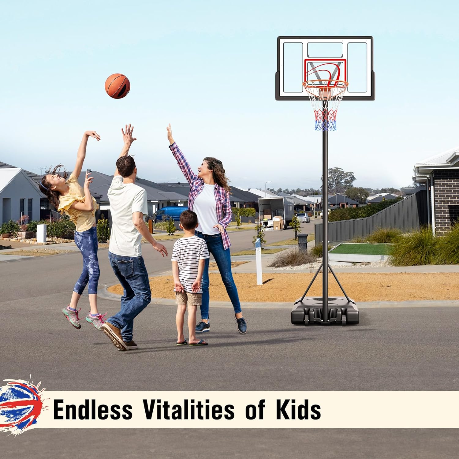Adjustable Basketball Hoop 10F – обзор и цена Kids Outdoor Basketball