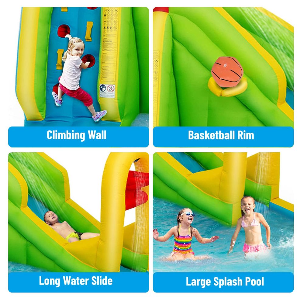 JOY Inflatable Water Slide, 7i – обзор и цена Kids Outdoor Climbing Wall