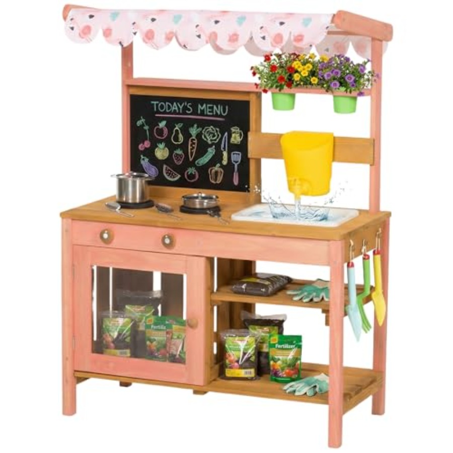 Outdoor kids mud kitchen for p – обзор и цена Kids Outdoor Chalkboard