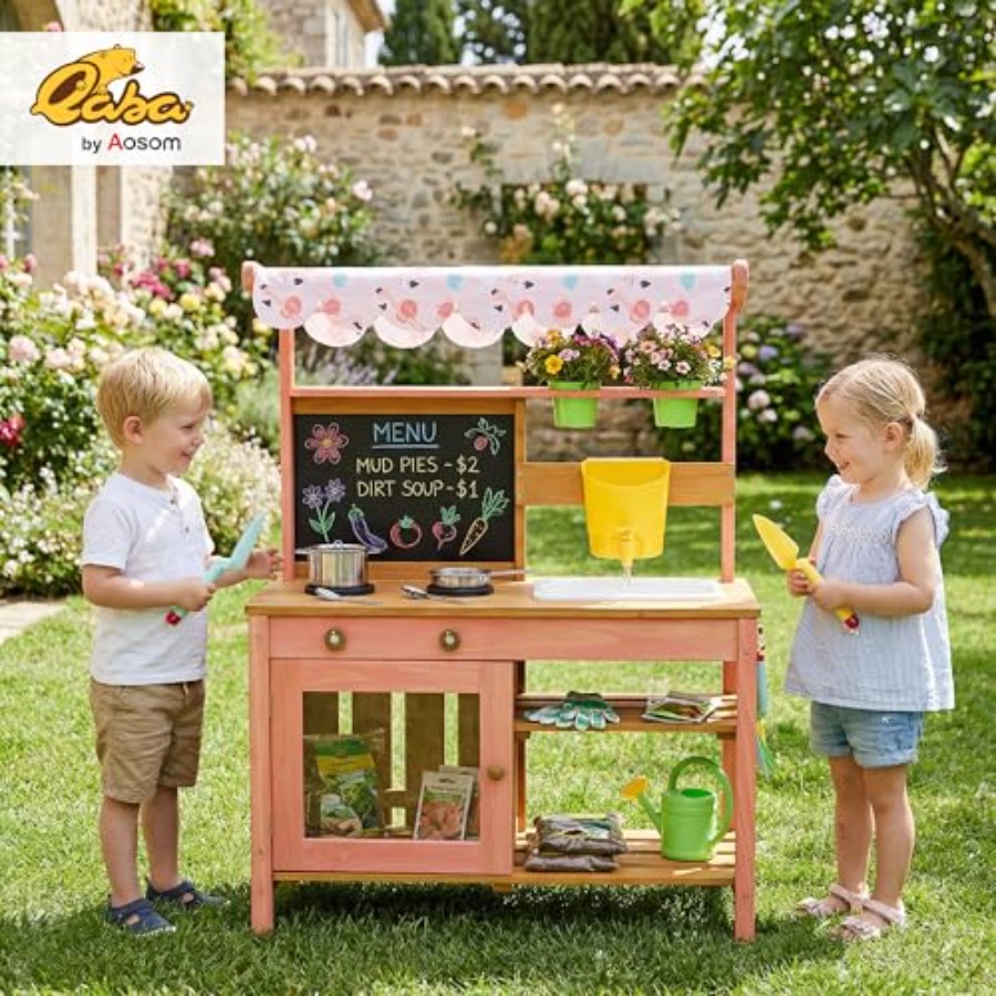 Outdoor kids mud kitchen for p – обзор и цена Kids Outdoor Chalkboard
