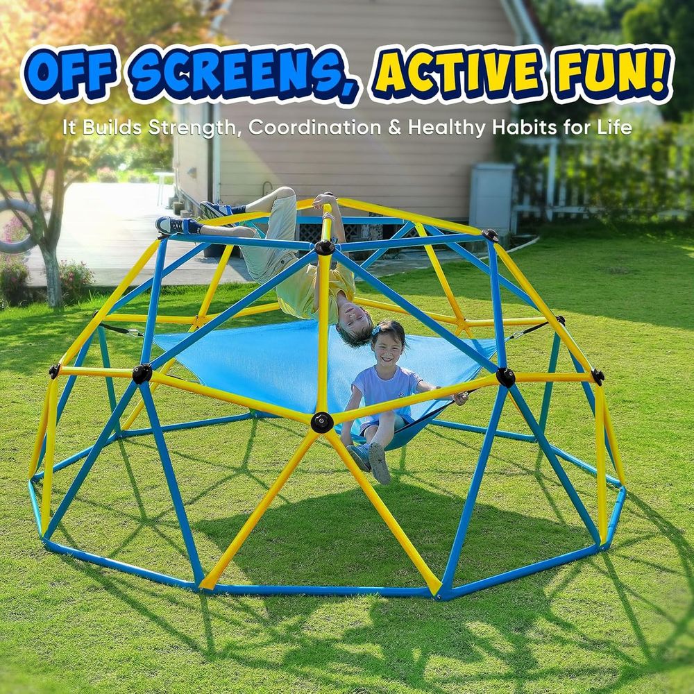 10T Climbing Dome with Hammock – обзор и цена Kids Outdoor Jungle Gym Dome