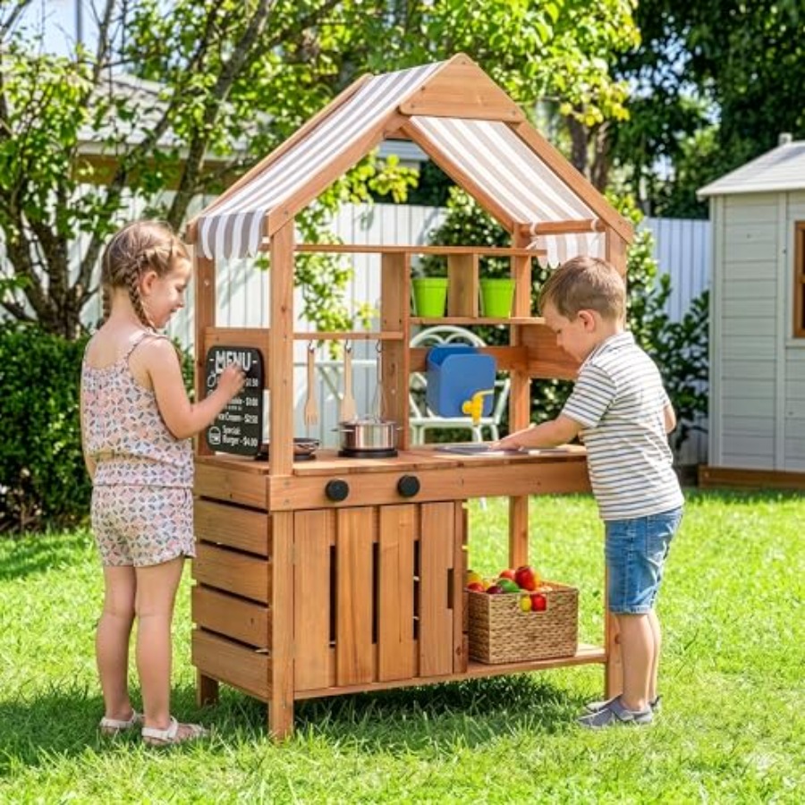 Outdoor mud kitchen for kids,  – обзор и цена Kids Outdoor Chalkboard