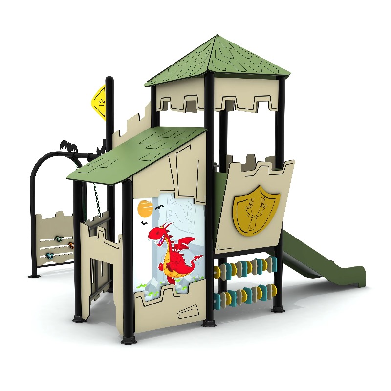 Wooden Outdoor Playground Set  – обзор и цена Kids Outdoor Wooden Playset