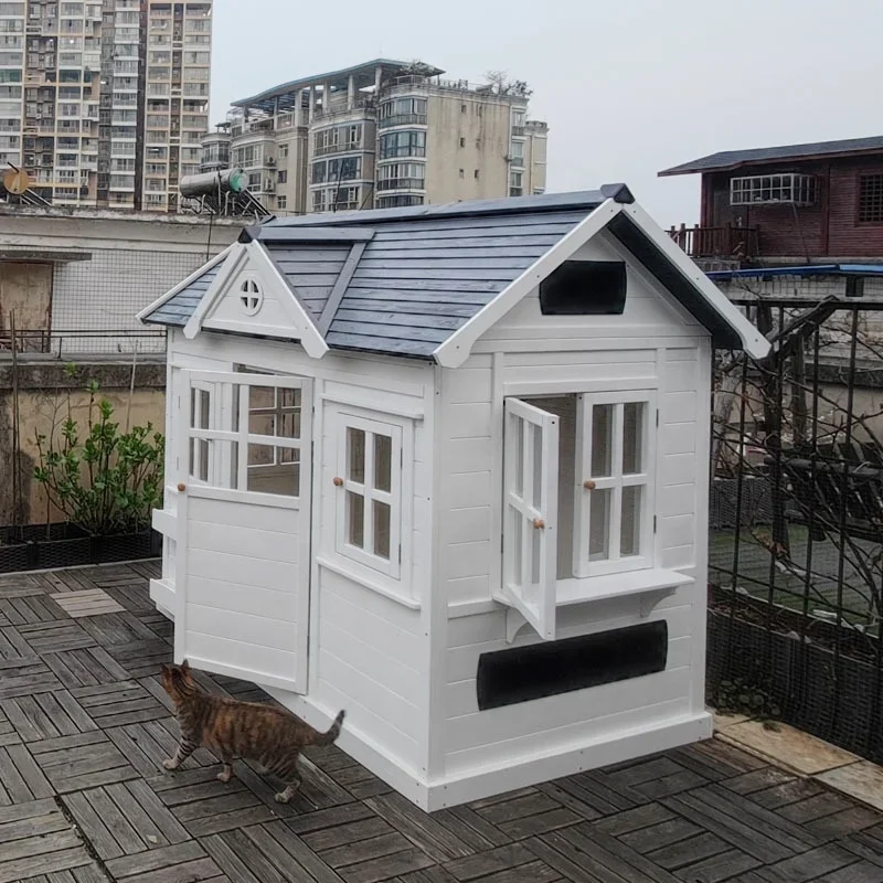 -Wood Kids Play House Wooden C – обзор и цена Kids Outdoor Wooden Playhouse