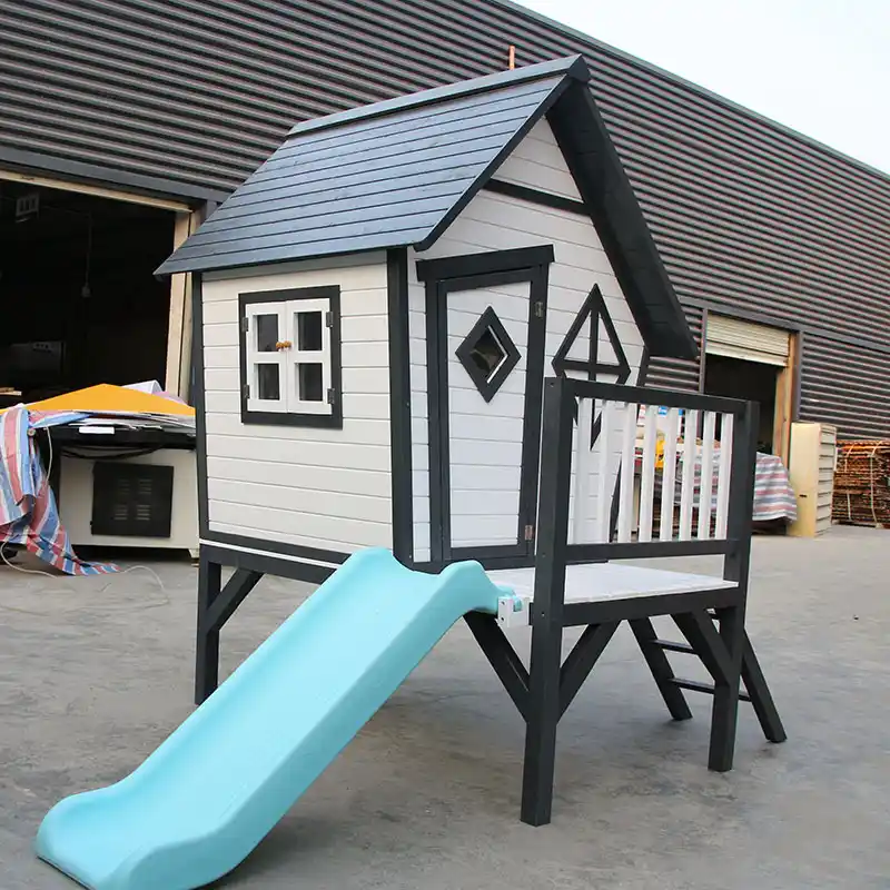 Factory Kids Outdoor Cubby Pla – обзор и цена Kids Outdoor Wooden Playhouse