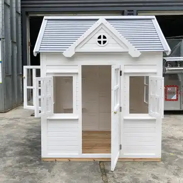 Factory Kids Outdoor Cubby Pla – обзор и цена Kids Outdoor Wooden Playhouse