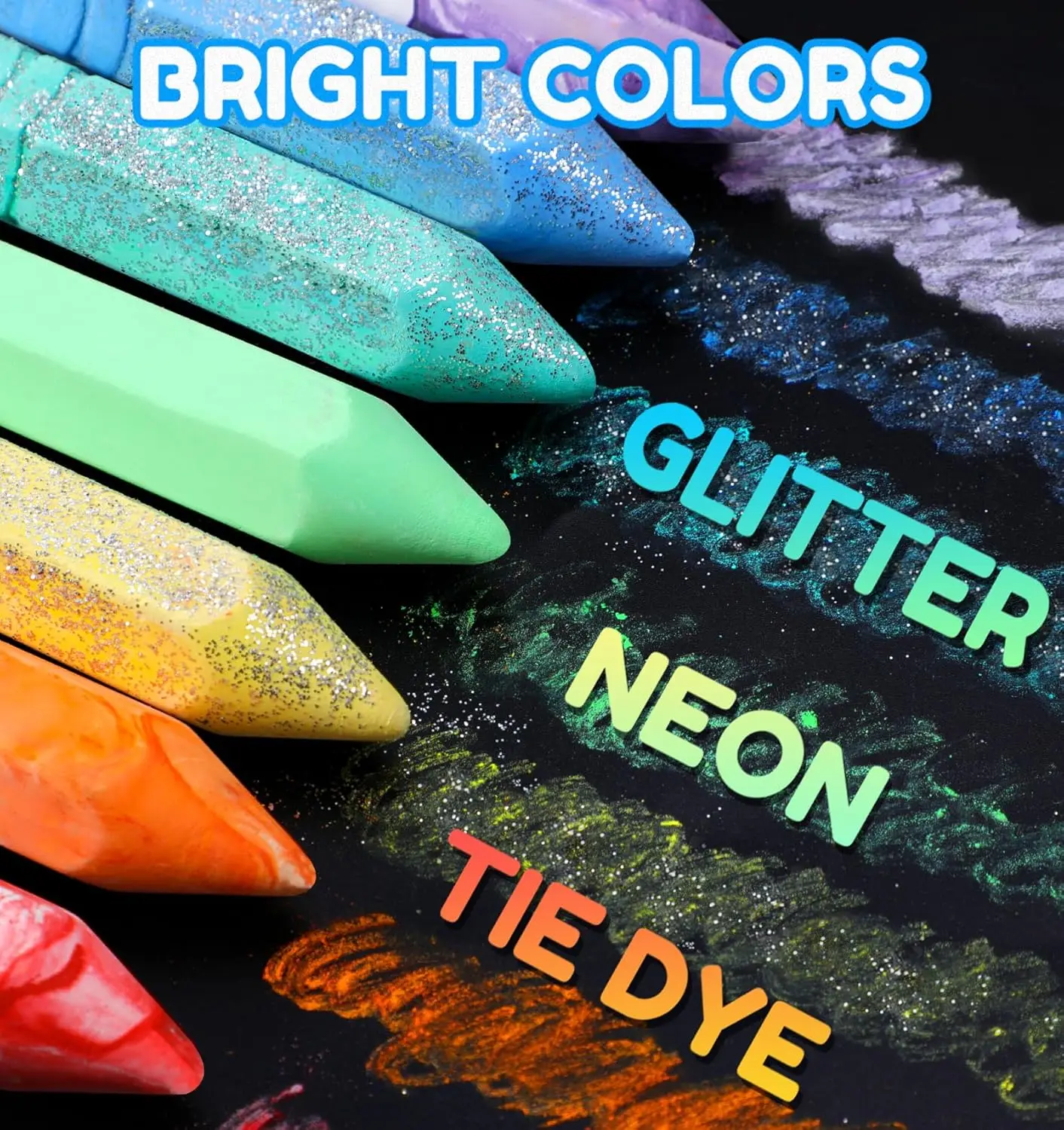 36 Pcs Washable Sidewalk Chalk – обзор и цена Kids Outdoor Chalkboard