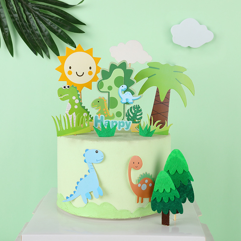 Dinosaur Palm Leaves Cake Topp – обзор и цена Kids Outdoor Merry Go Round
