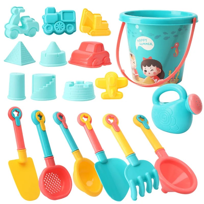 18PCS Beach Toy Set Bucket Sea – обзор и цена Kids Outdoor Park