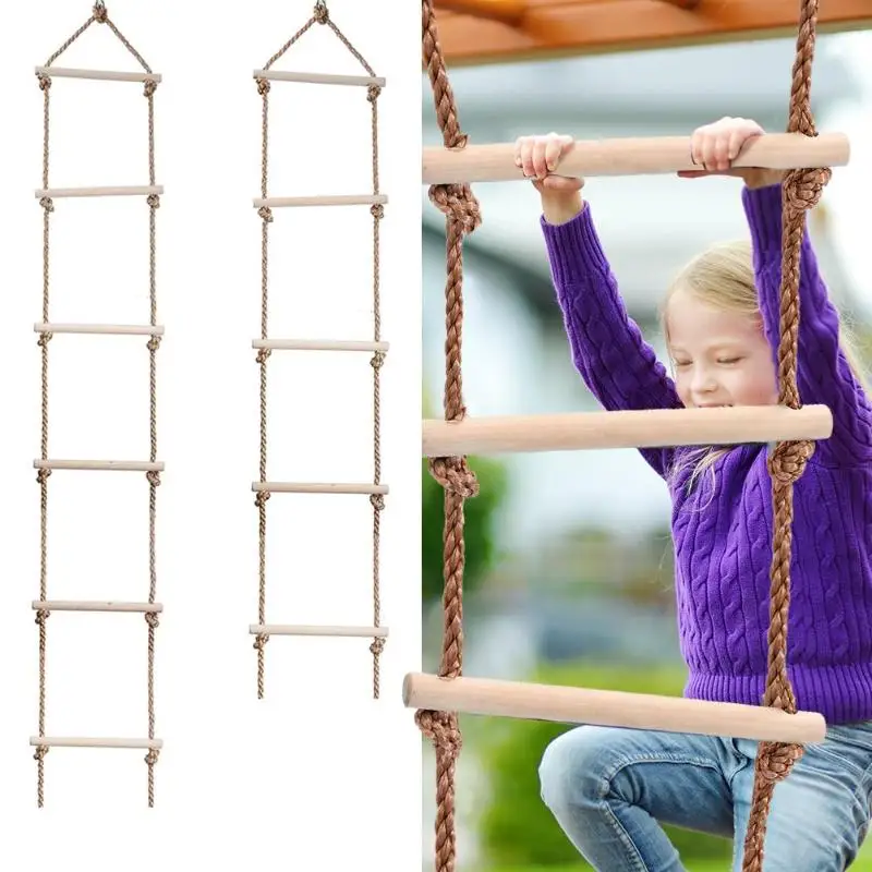 Kids Wooden Ladder Outdoor Act – обзор и цена Kids Outdoor Swing