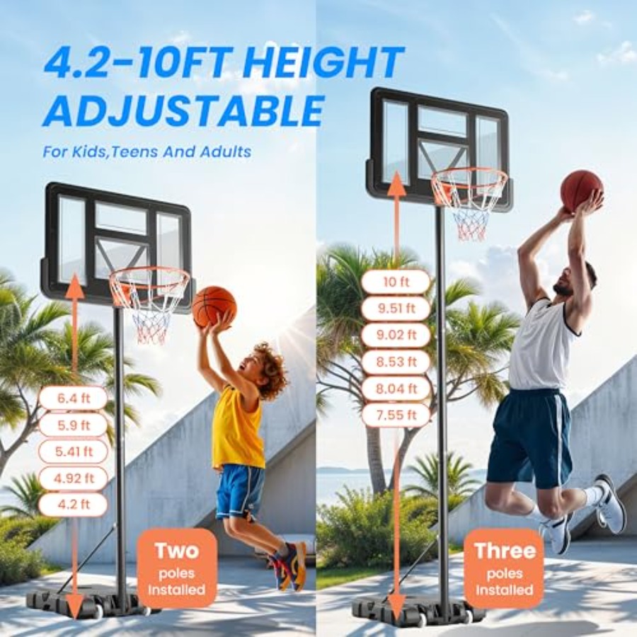 Outdoor adjustable basketball  – обзор и цена Kids Outdoor Basketball