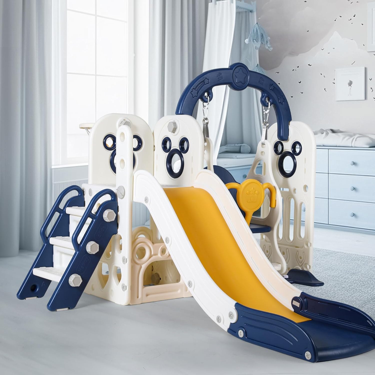 Swing Slide for Kids, 6 in 1 S – обзор и цена Kids Outdoor Swing