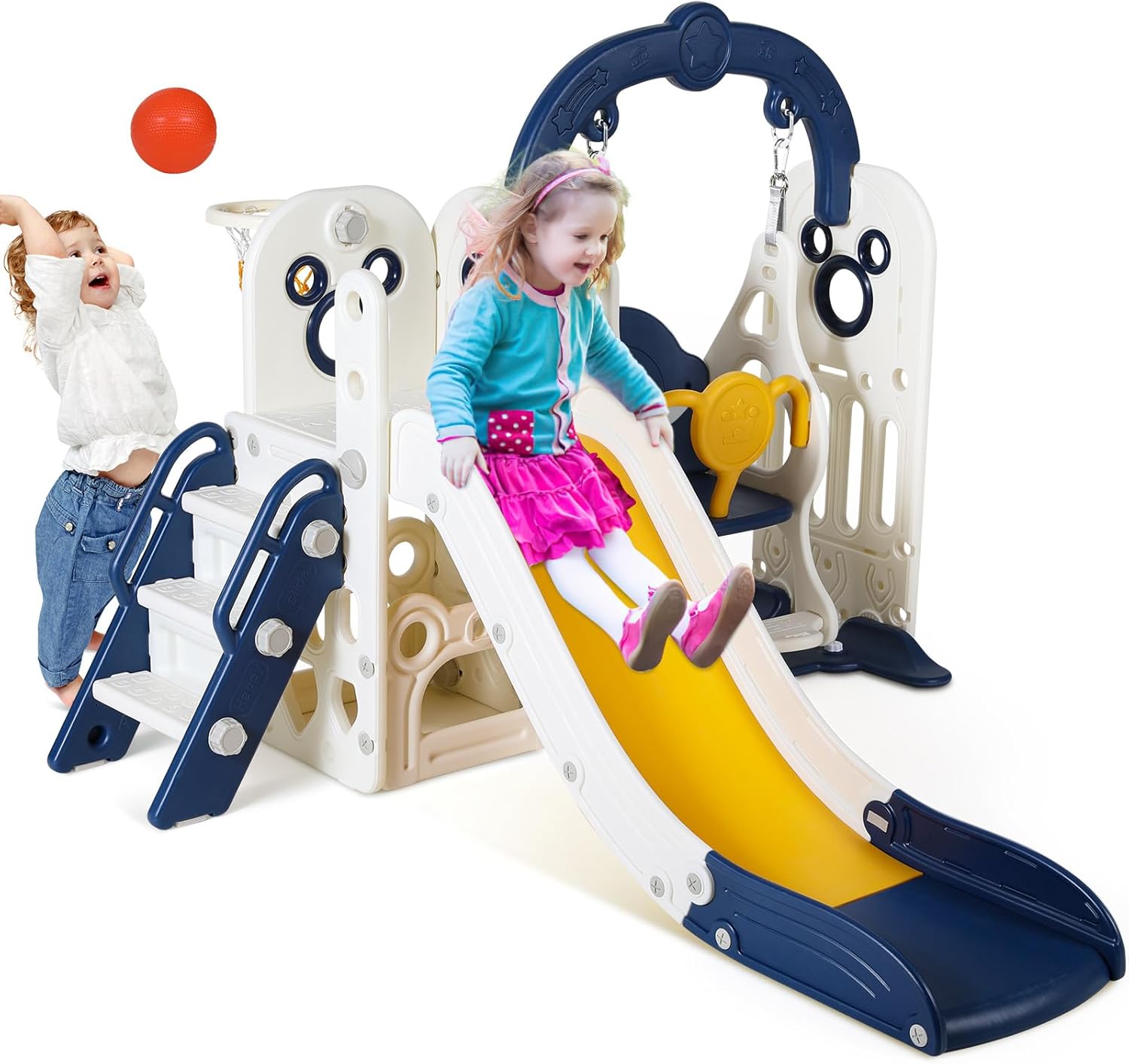 Swing Slide for Kids, 6 in 1 S – обзор и цена Kids Outdoor Swing