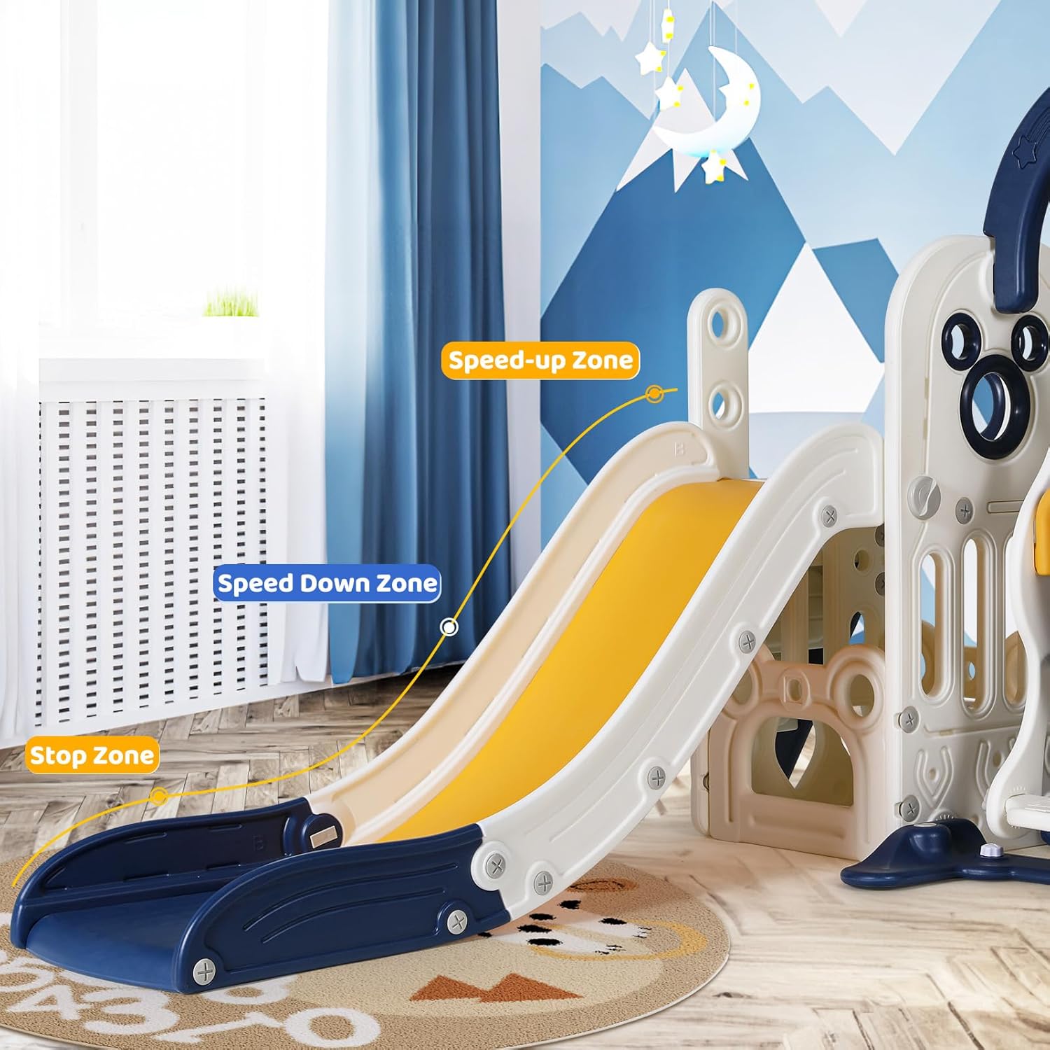Swing Slide for Kids, 6 in 1 S – обзор и цена Kids Outdoor Swing