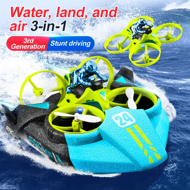 3-in-1 Land Air Sea RC Aircraf – обзор и цена Kids Outdoor Quad