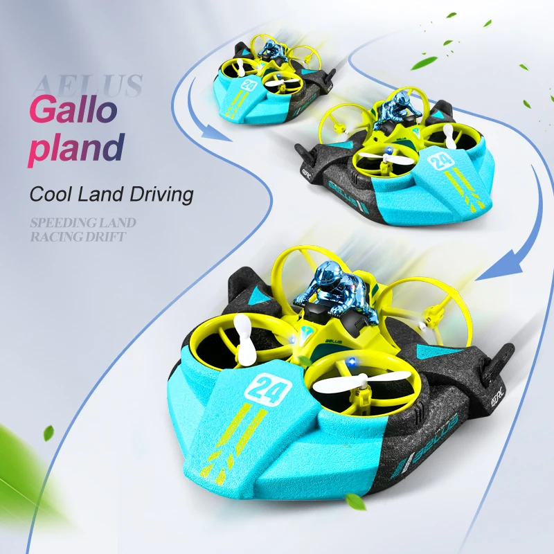 3-in-1 Land Air Sea RC Aircraf – обзор и цена Kids Outdoor Quad