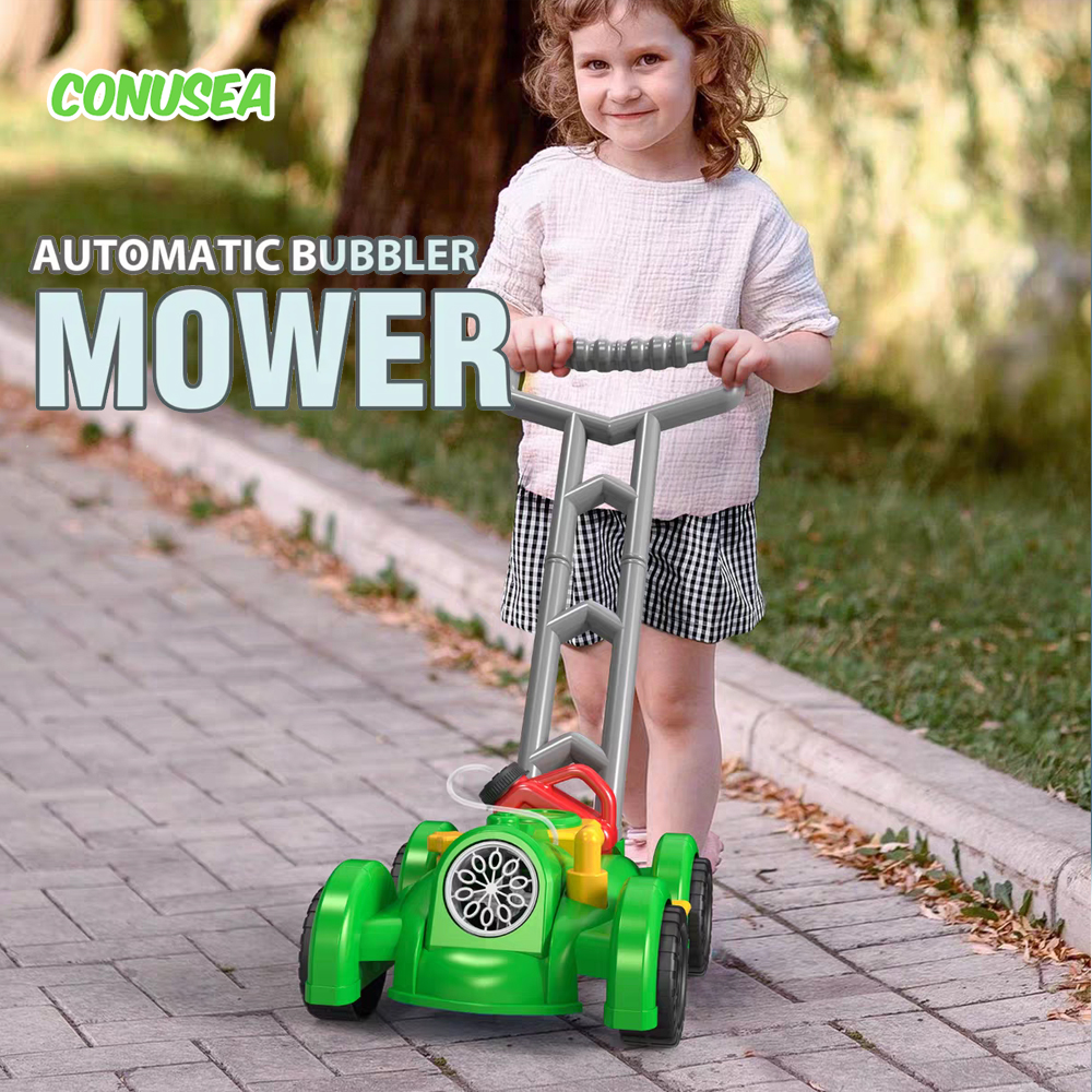 Trolley Bubble Machine Gun Car – обзор и цена Kids Outdoor Lawn Mower