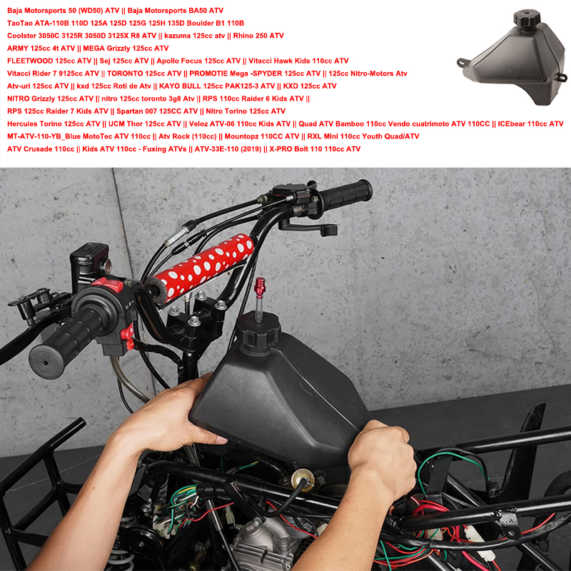 Gas Fuel Petrol Tank For 50cc  – обзор и цена Kids Outdoor Quad